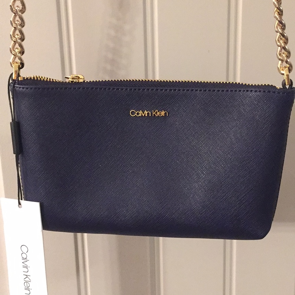 Calvin Klein Navy Crossbody Purse